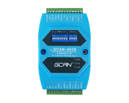 GCAN-4038模拟量信号采集