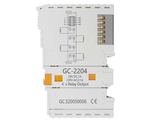 GCAN-2204 4路继电器输出模块