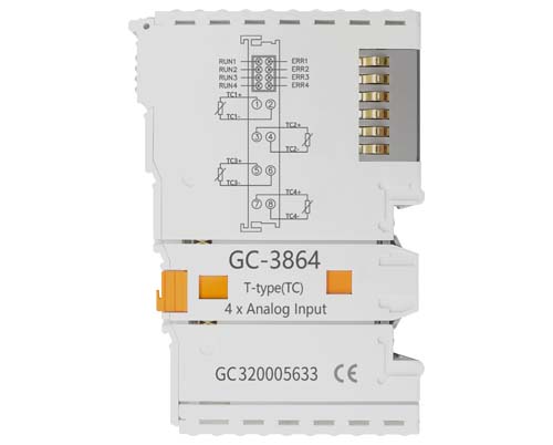 GC-3864 4通道T型热电偶输入模块（TC）